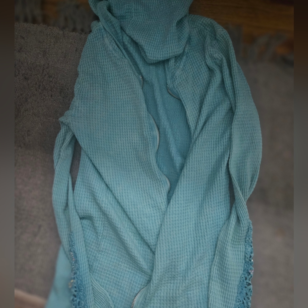 Elegant Blue Women's Intimate Robe